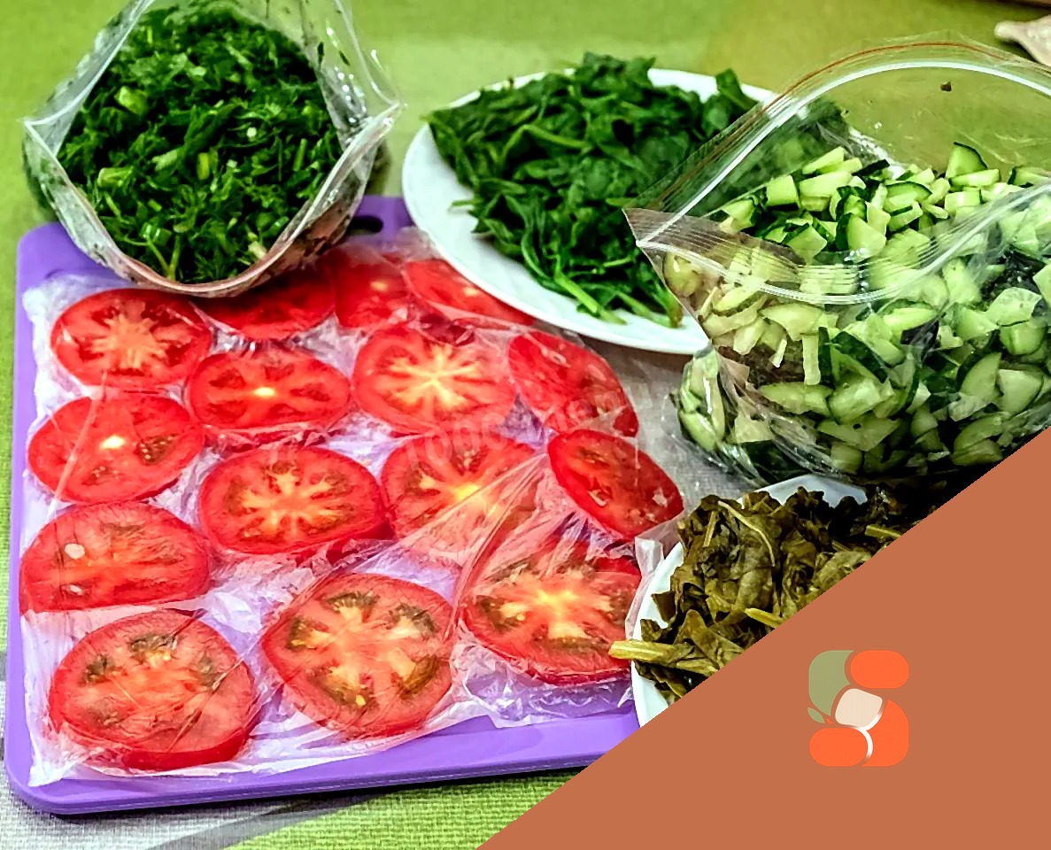 Заготівля та заморожування овочів із зеленню на зиму