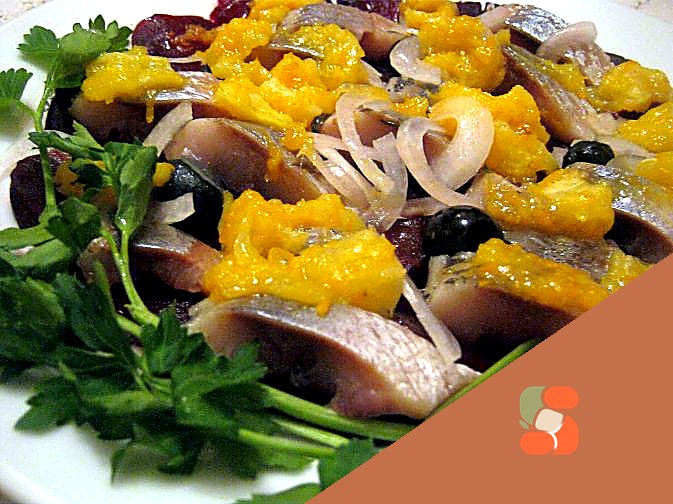 Смажений гарбуз із часником