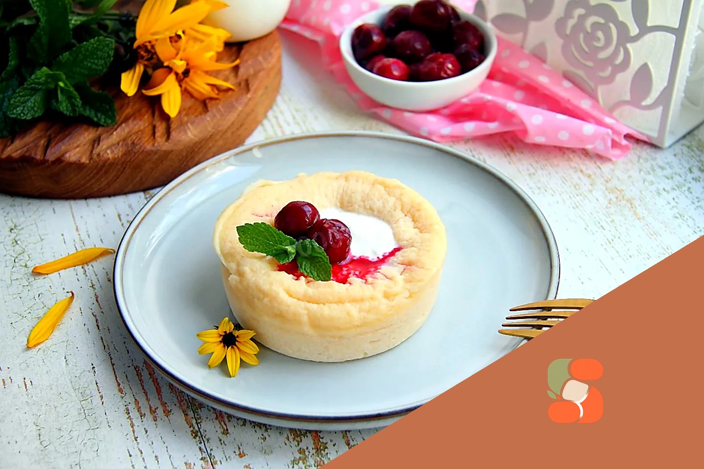 Сирна запіканка в мікрохвильовій печі з манкою