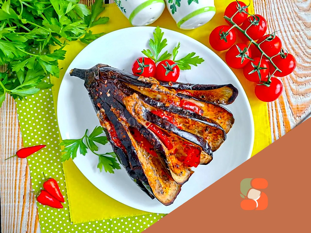 Запечені баклажани в аерогрилі