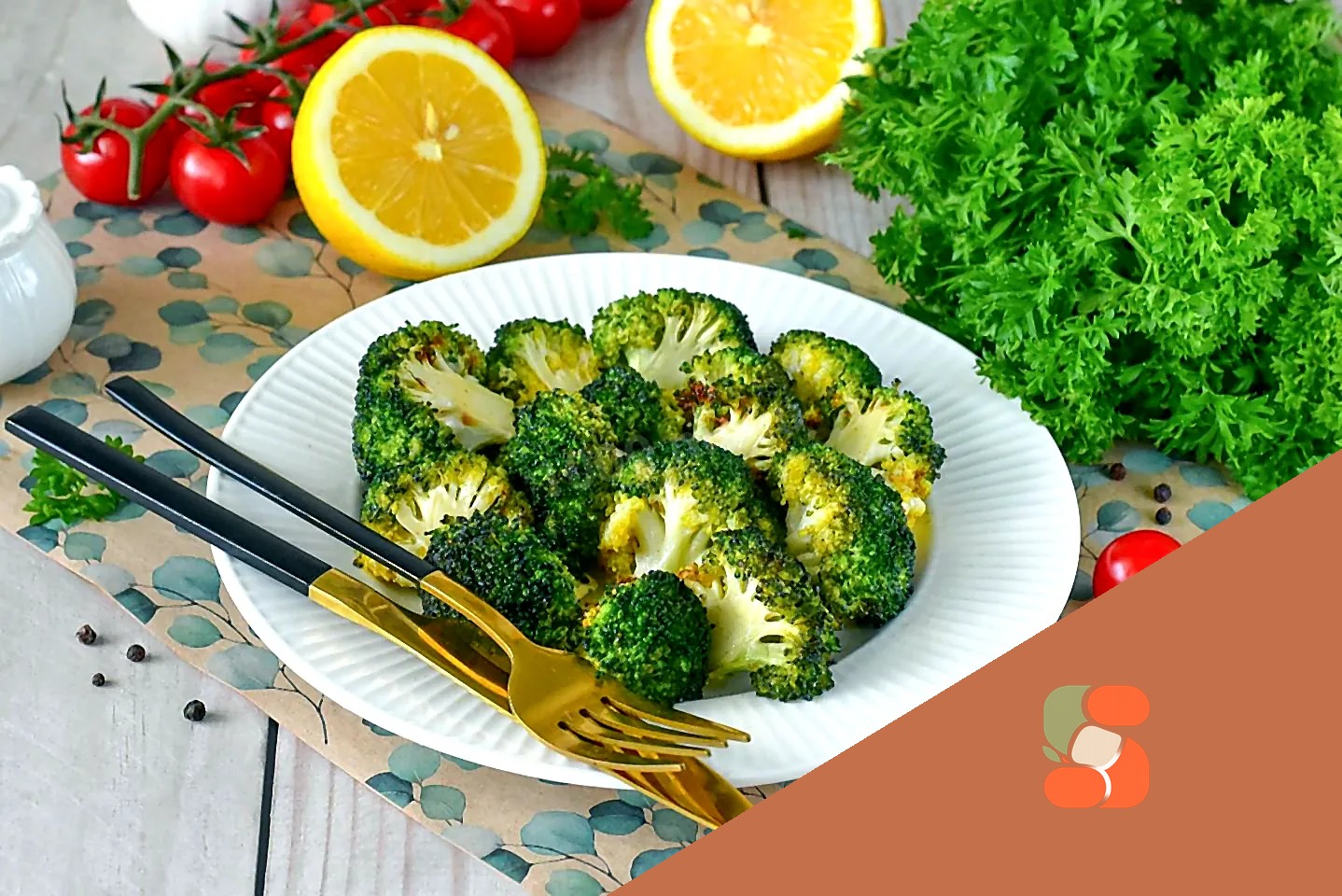 Капуста брокколі в аерогрилі