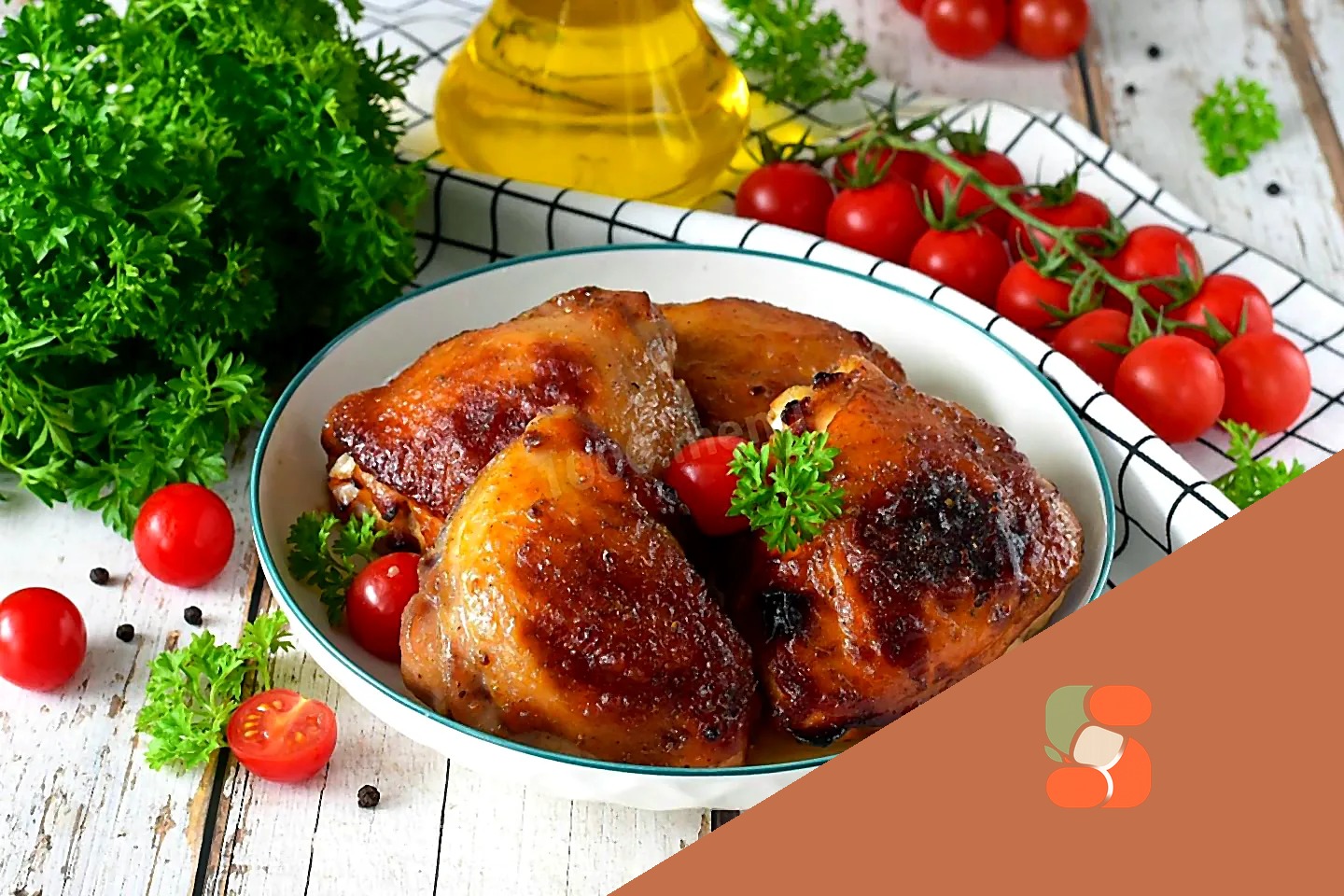 Стегна курячі в аерогрилі