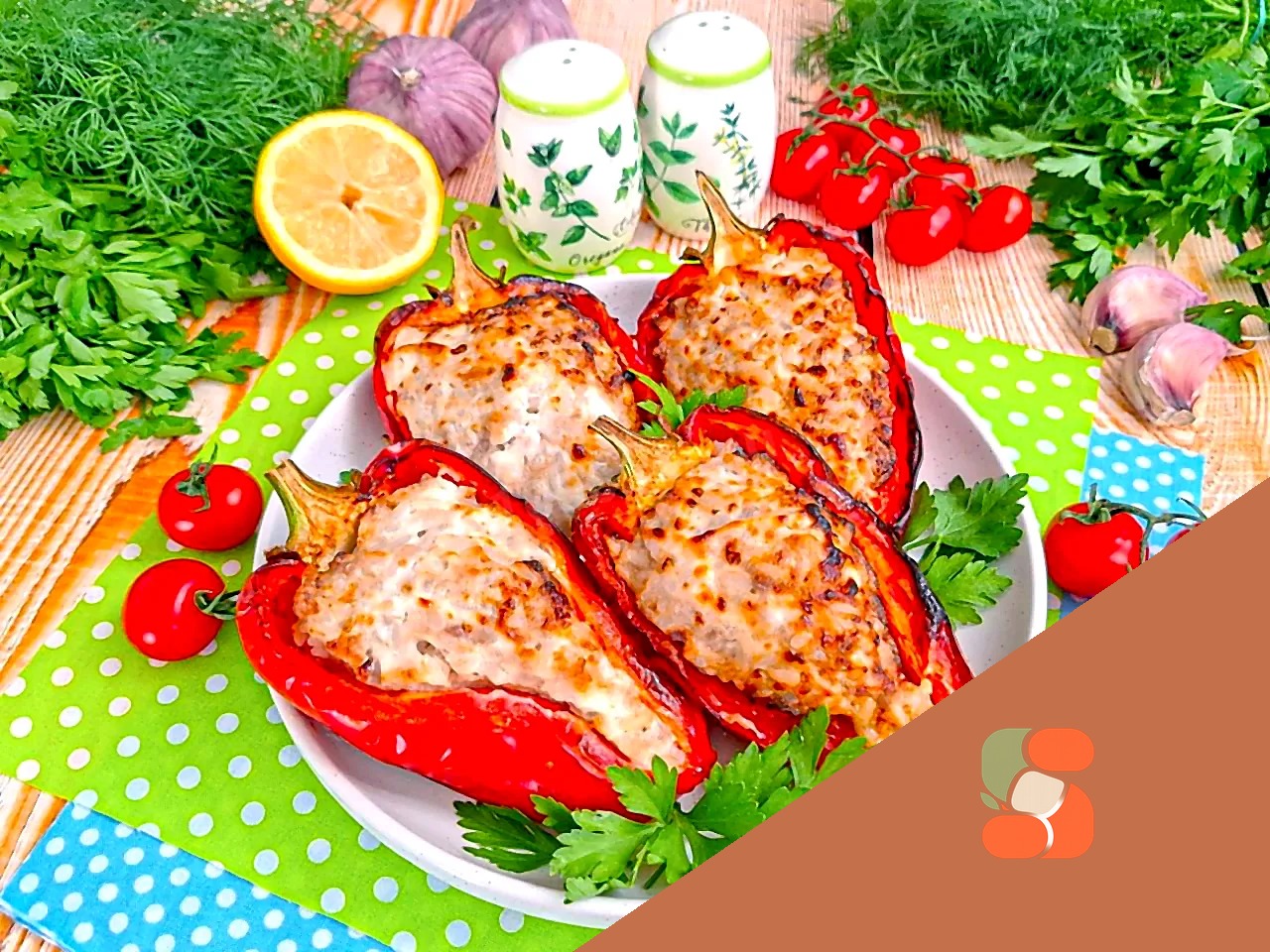 Фарширований перець в аерогрилі