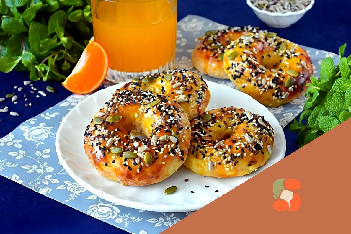 Сирні бейгли в аерогрилі