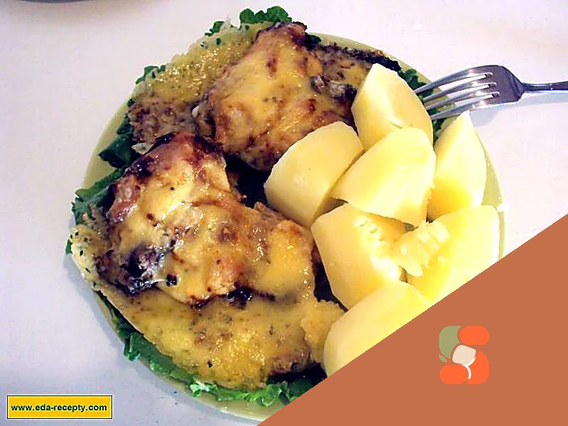 Вершкові курячі стегна у грилі