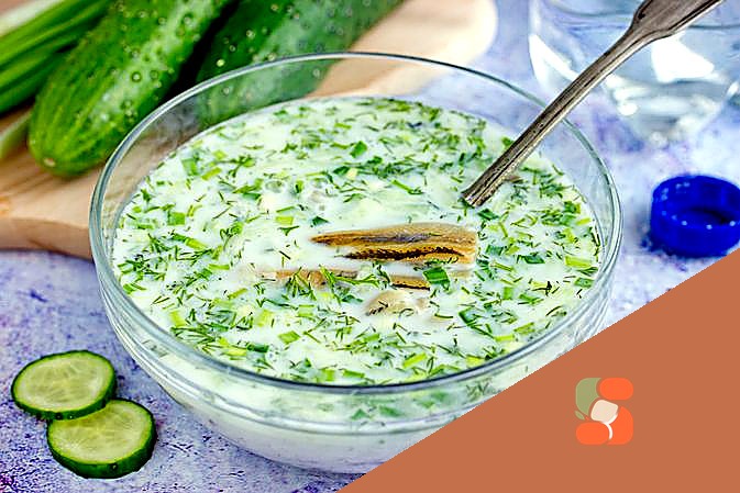 Суп-пюре з редискою та шпинатом