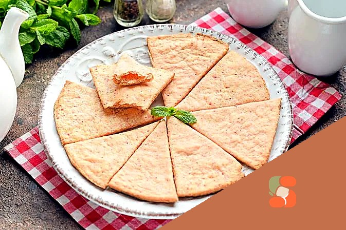 Несолодке пісочне печиво з крабовими паличками