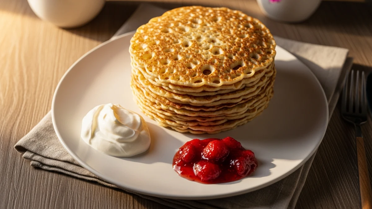 Млинці на кефірі: класичний рецепт з ажурним краєм