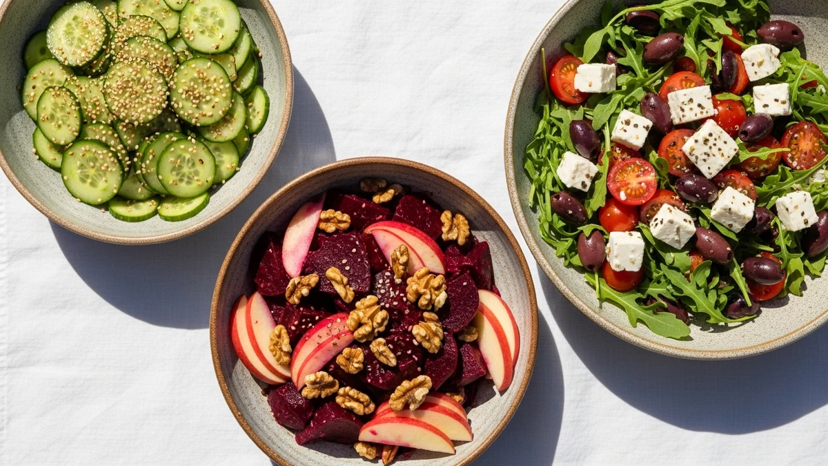 Салати без майонезу: 6 свіжих варіантів з легкими заправками