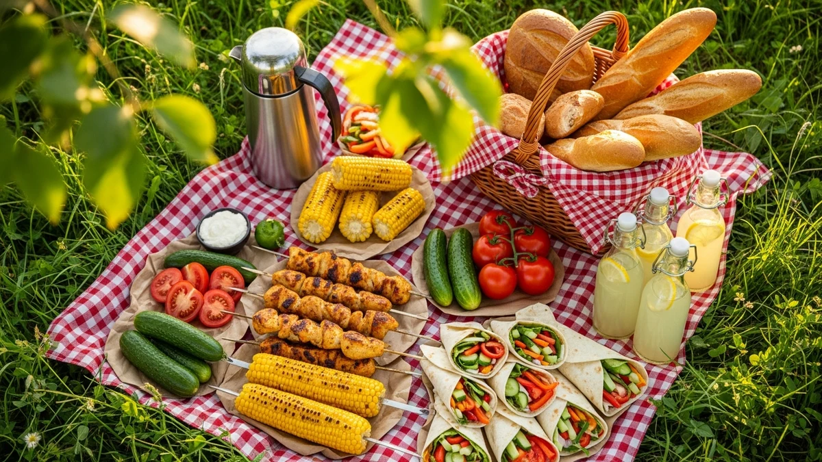 Їжа на природу: що брати і що готувати на вогні